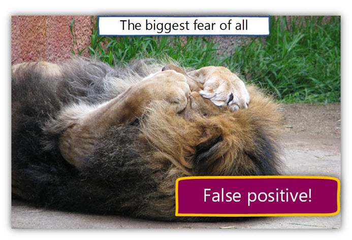 The biggest fear of all - False positive -02